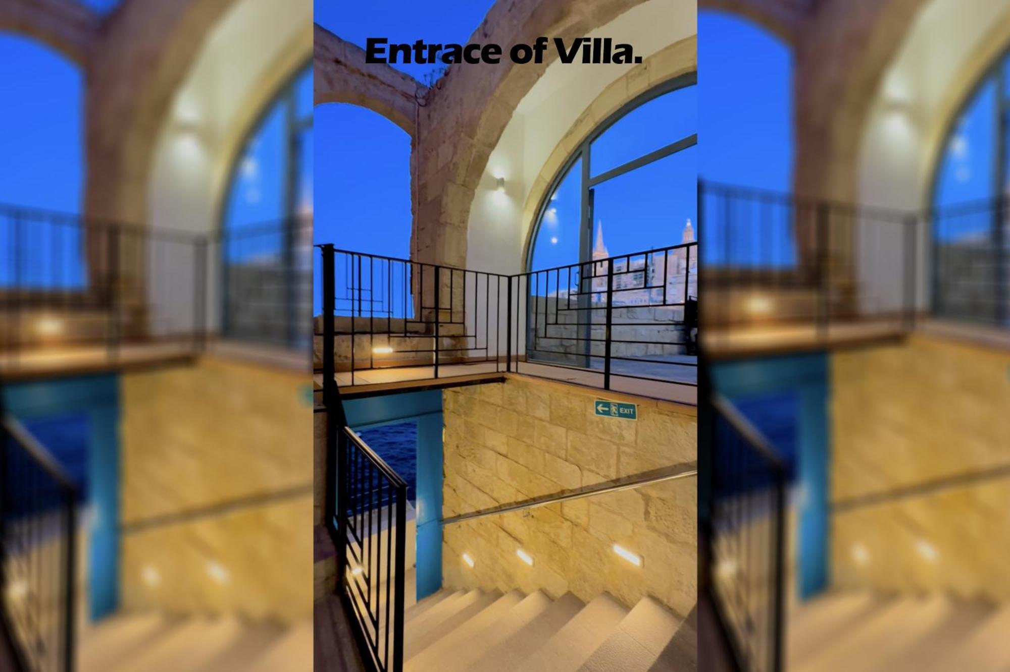 Valletta Waterfront Villa With Pool And Jacuzzi Exterior foto
